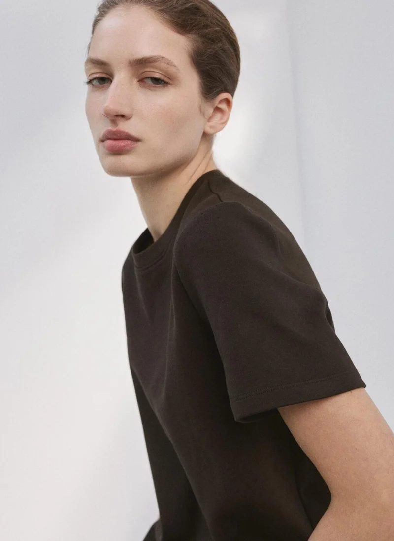 MANGO  Short-sleeved cotton t-shirt for Women | Best Price UAE